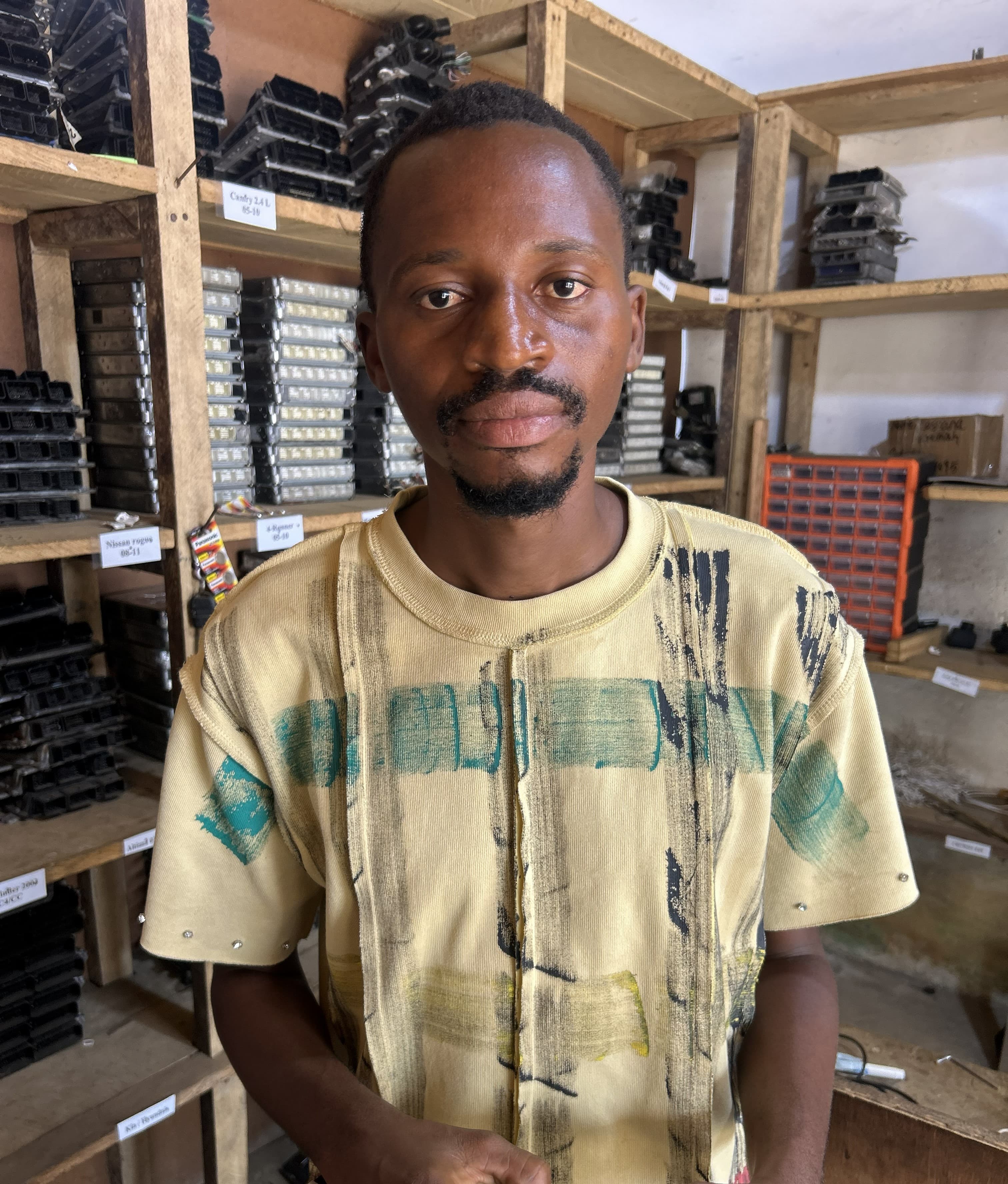 Lassana M. Kromah, CEO of Lass Electrical Zone in Monrovia